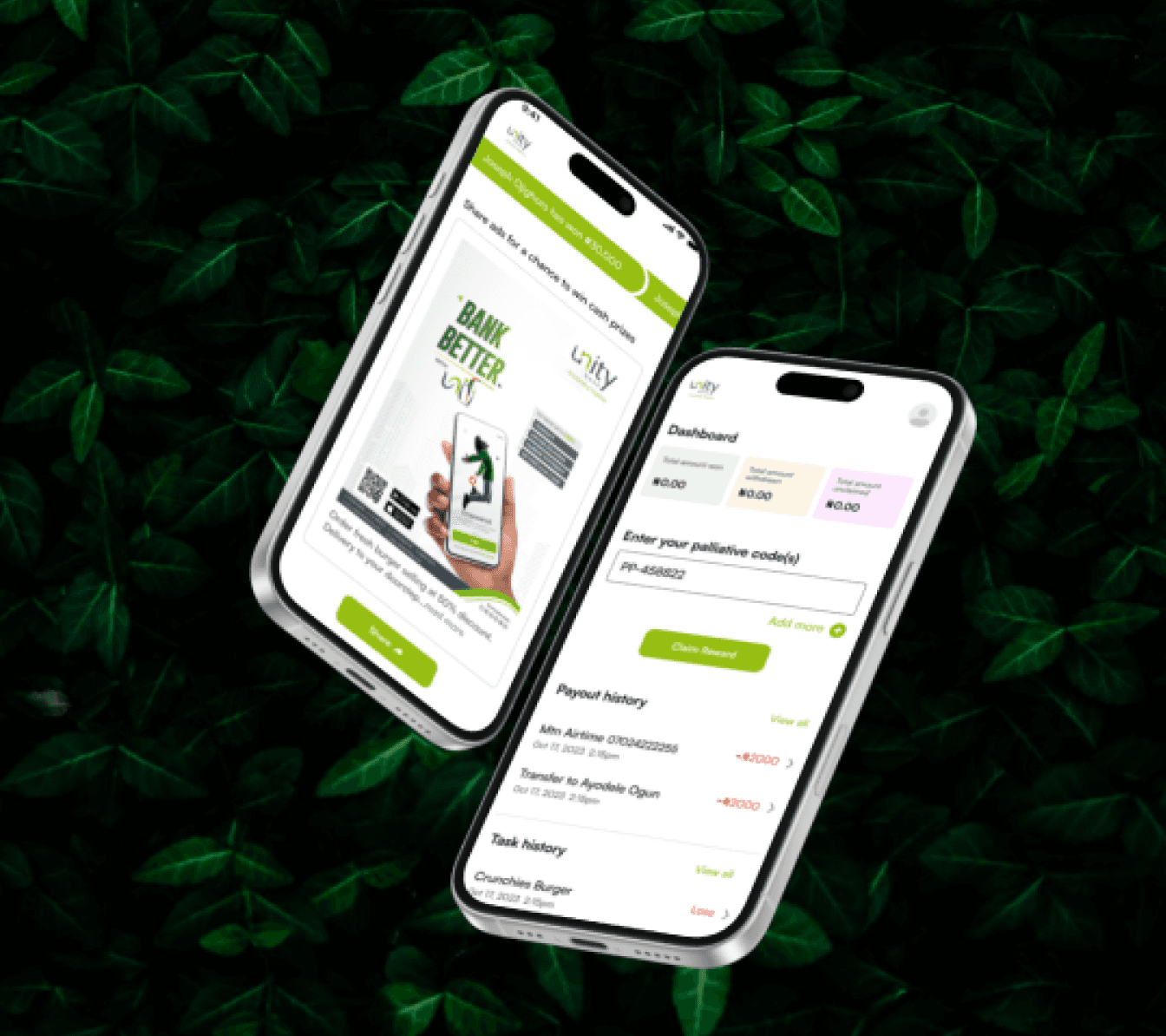 Unity Bank Scan and Win