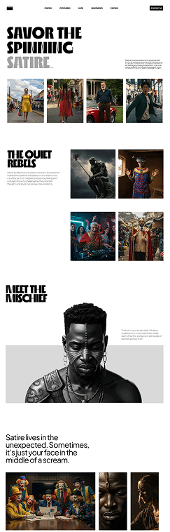 Savor The Spinning Satire